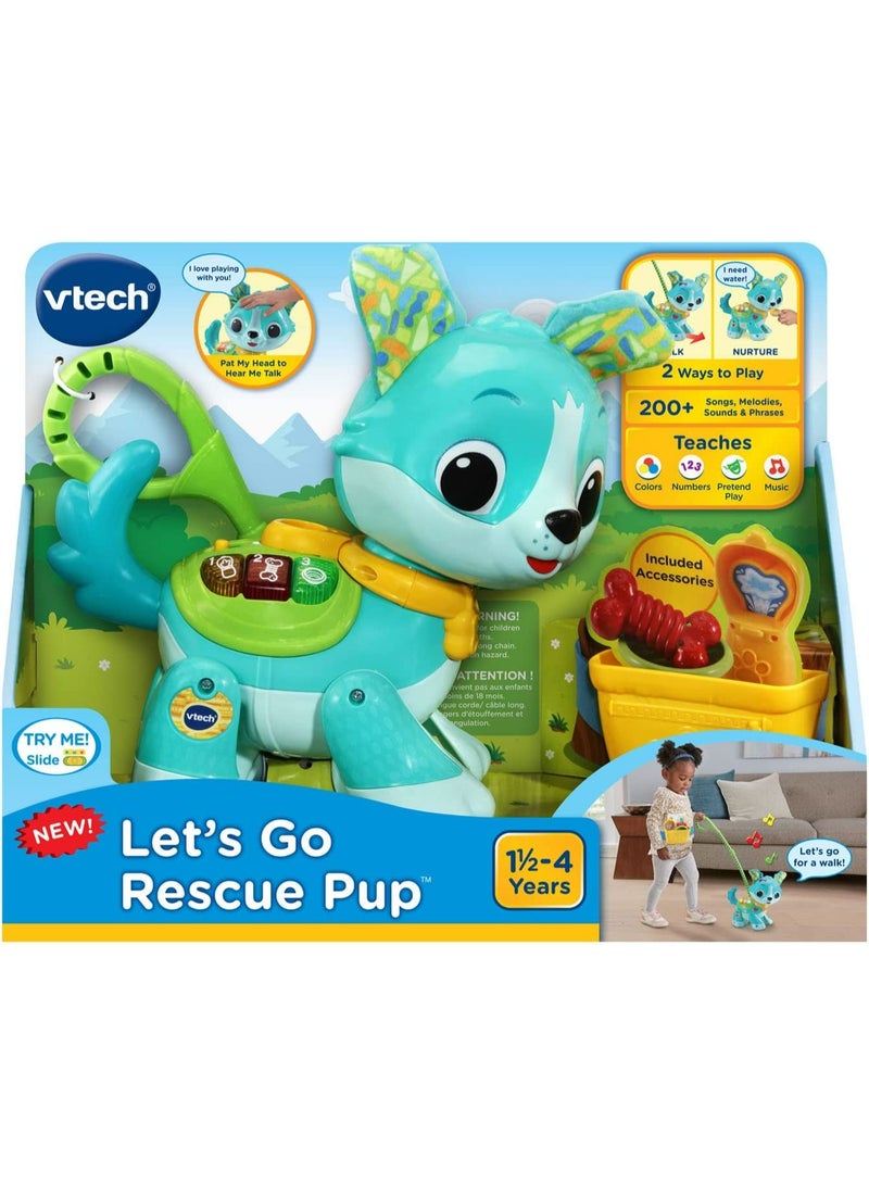 VTech - Let’s Go, Rescue Pup | Pet Dog, Interactive & Developmental Toy with Sounds and Music | For Boys & Girls, Suitable for Ages 3 Months+ - Image 5
